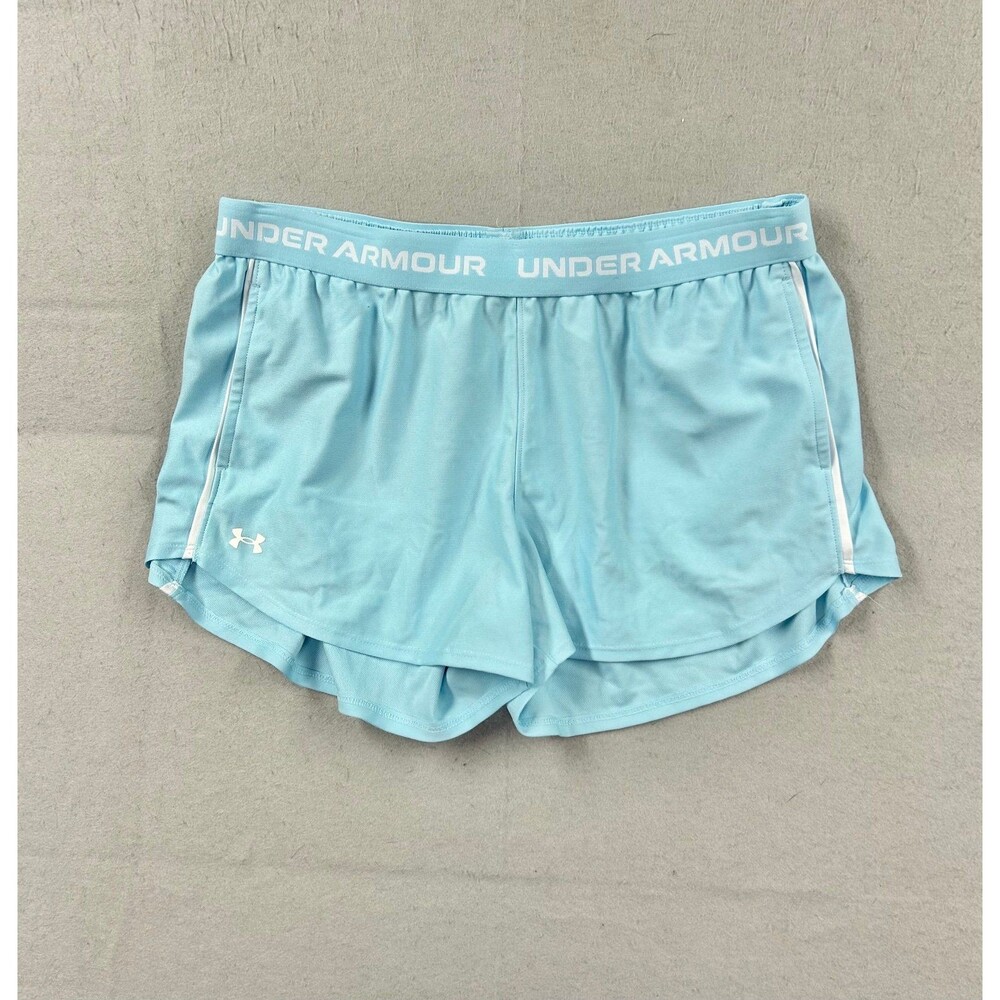 Under Armour Women’s Light Blue Athletic Shorts Large